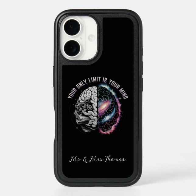 Your Only Limit is Your Mind: Motivational Quote t Otterbox iPhone Case (Back)