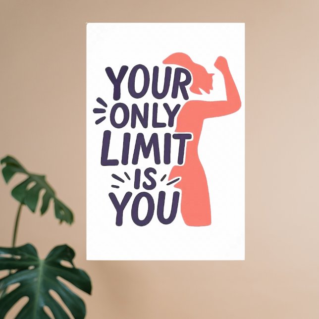 Your only limit strength motivational poster (Creator Uploaded)