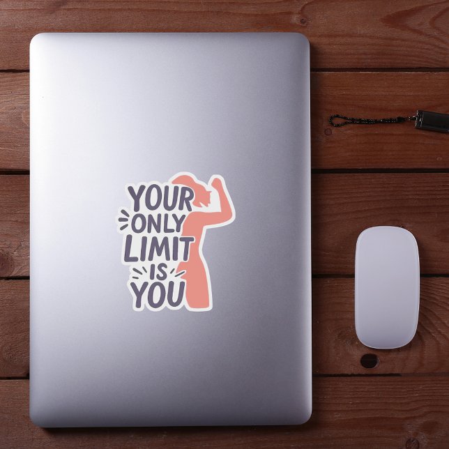 Your only limit strength motivational sticker (Creator Uploaded)