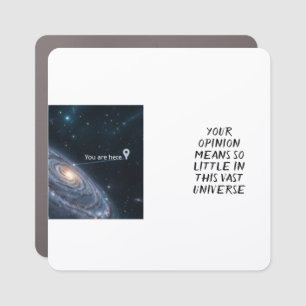 Your opinion means so little car magnet