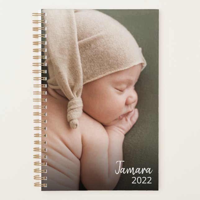 Your Own Baby Photo Personalized Planner (Front)