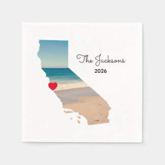 Your Own California Vacation Photo Napkins