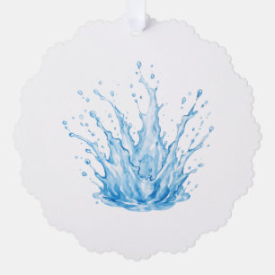 Your Own Creation Scalloped Paper Ornament Card