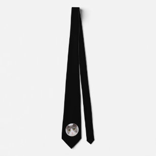 Your Own Custom Photo Black Neck Tie