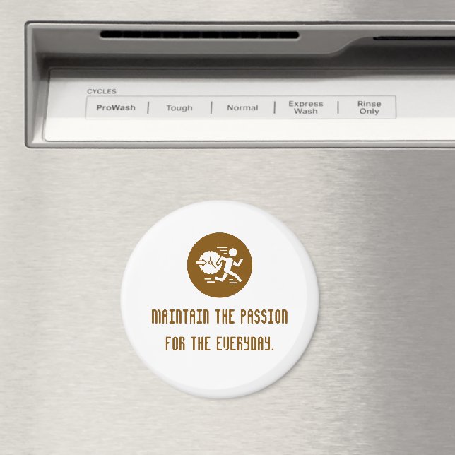 Your Own Design 3" Circle Magnet (In Situ (Dishwasher))