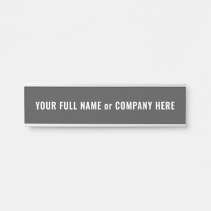 Your Own Design Custom Fonts Colors Name Door Sign