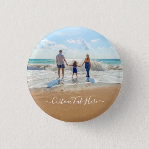 Your Own Design Custom Photo Text Button