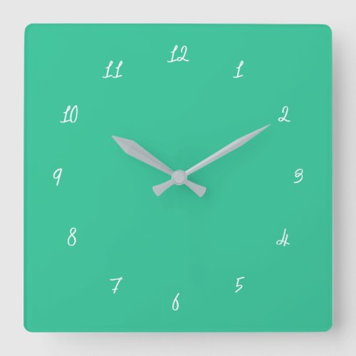 Your Own Design Font Numbers and Colors Wall Clock