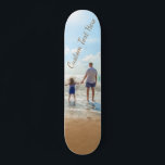 Your Own Design Skateboard Custom Photo and Text<br><div class="desc">Custom Photo and Text Skateboards - Unique Your Own Design - Personalized Family / Friends or Personal Skateboard Gift - Add Your Text and Photo - Resize and move elements with Customization tool ! Choose fonts / size / color ! Good Luck - Be Happy :)</div>