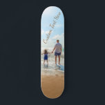 Your Own Design Skateboard Custom Photo and Text<br><div class="desc">Custom Photo and Text Skateboards - Unique Your Own Design - Personalized Family / Friends or Personal Skateboard Gift - Add Your Text and Photo - Resize and move elements with Customization tool ! Choose fonts / size / color ! Good Luck - Be Happy :)</div>