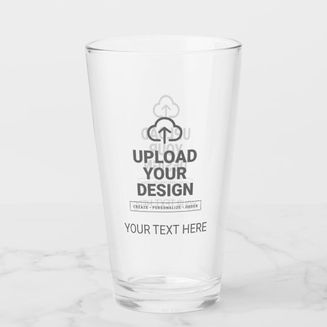 Your Own Design with Custom Message Glass (Front)