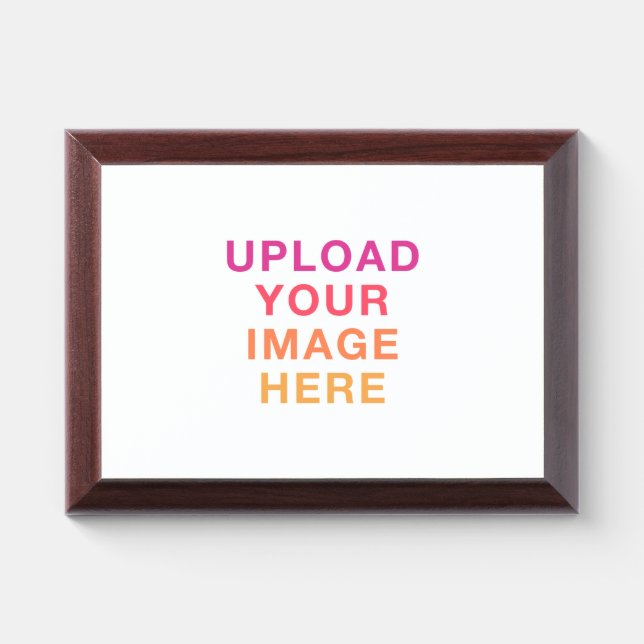Your Own Image Full Size Award Plaque (Horizontal)