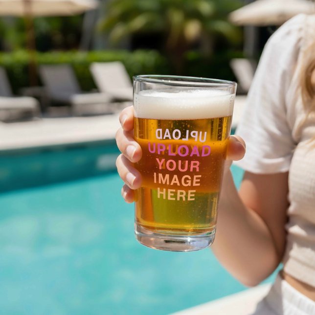 Your Own Image Photo Logo Glass (Creator Uploaded)