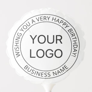 Your Own Logo & Custom Birthday Message Balloon