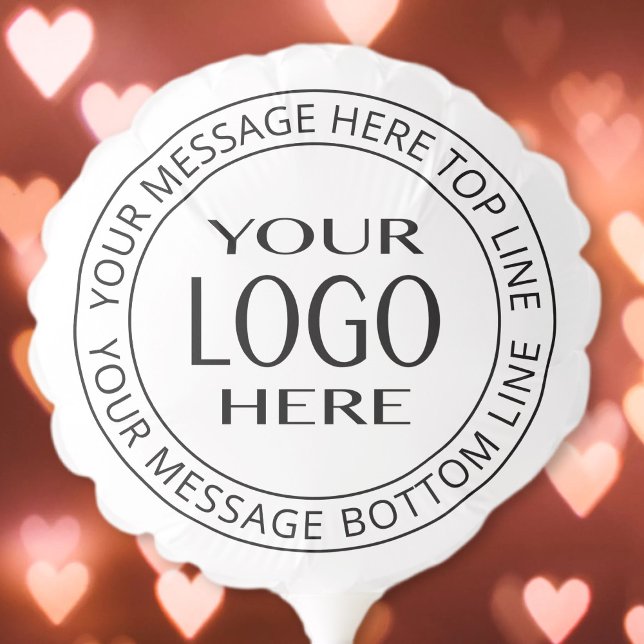 Your Own Logo & Customizable Circular Text Balloon (Creator Uploaded)