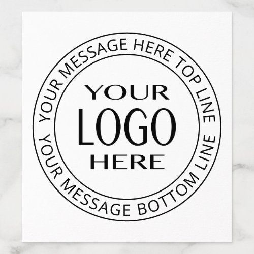 Your Own Logo  Customizable Circular Text Envelope Liner