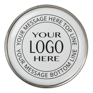 Your Own Logo & Customizable Circular Text Golf Ball Marker
