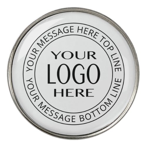 Your Own Logo  Customizable Circular Text Golf Ball Marker