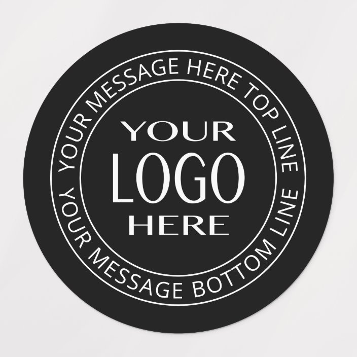 Your Own Logo & Customizable Circular Text Labels