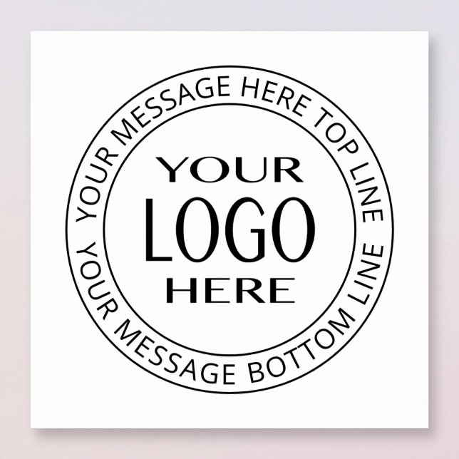 Your Own Logo & Customizable Circular Text Poster (Creator Uploaded)