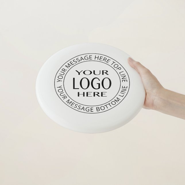 Your Own Logo & Customizable Circular Text Wham-O Frisbee (In Hand)