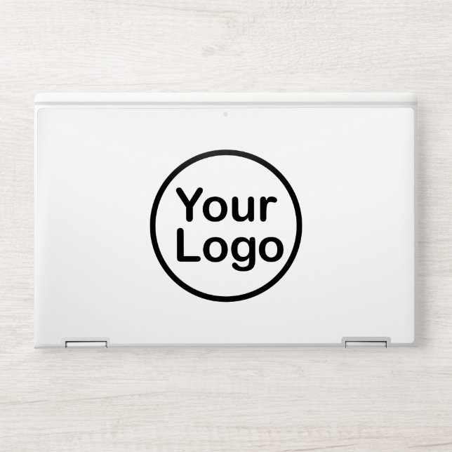 Your Own Logo | Easy Template HP Laptop Skin (Front)