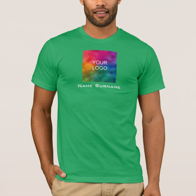 Your Own Logo Here Business Employee Staff Men's T-Shirt (Front)