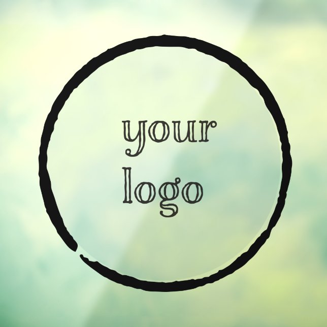 Your Own Logo or Photo Window Cling (Sheet 3)
