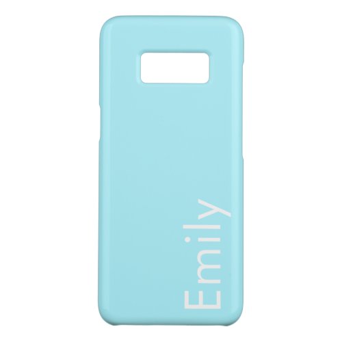 Your Own Name or Word  Soft Sky Blue Case_Mate Samsung Galaxy S8 Case