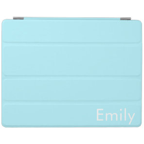 Your Own Name or Word | Soft Sky Blue iPad Smart Cover