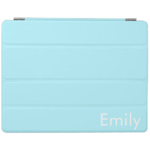 Your Own Name or Word   Soft Sky Blue iPad Smart Cover