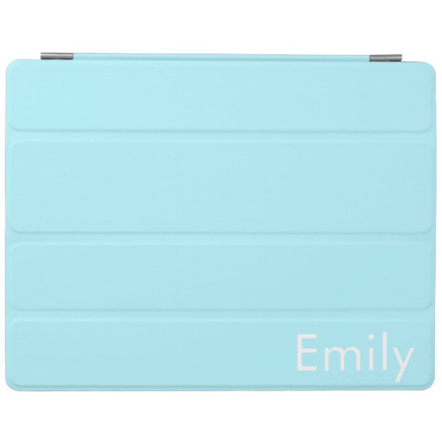 Your Own Name or Word | Soft Sky Blue iPad Smart Cover (Horizontal)