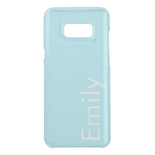 Your Own Name or Word Soft Sky Blue Uncommon Samsung Galaxy S8+ Case