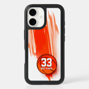 Your own number and text   Basketball Sport iPhone 16 Case
