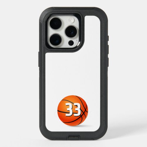 Your own number  Basketball Sport Gifts iPhone 15 Pro Case