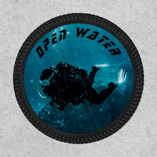 Your own open water scuba diving accessory outfit patch