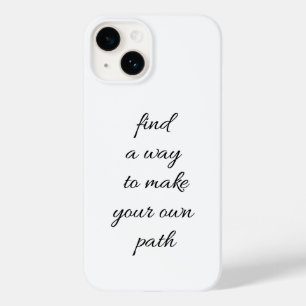 Your Own Path iPhone Case