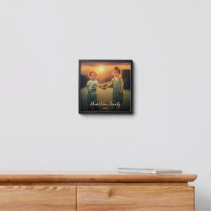 Your own personal family photo peel and stick photo tile