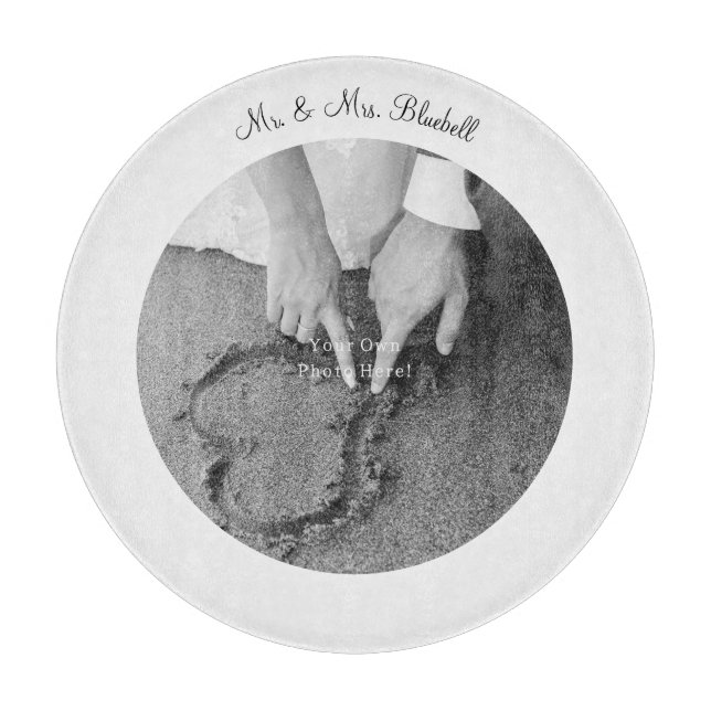 Your Own Personalised Photo Glass Cutting Board. Cutting Board (Front)