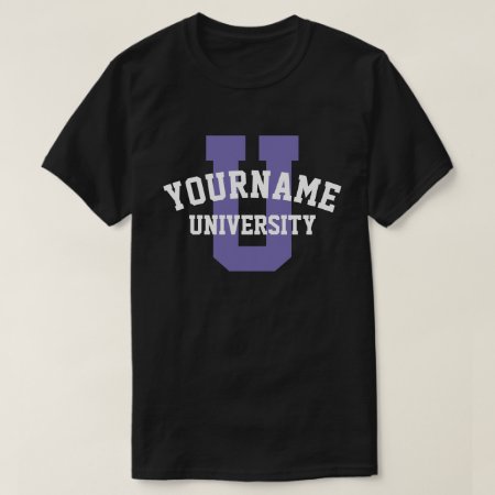 Your Own Personalized University Logo T-shirt