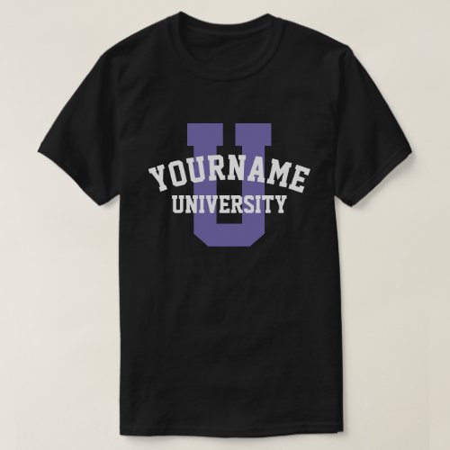 Your Own Personalized University Logo T_Shirt
