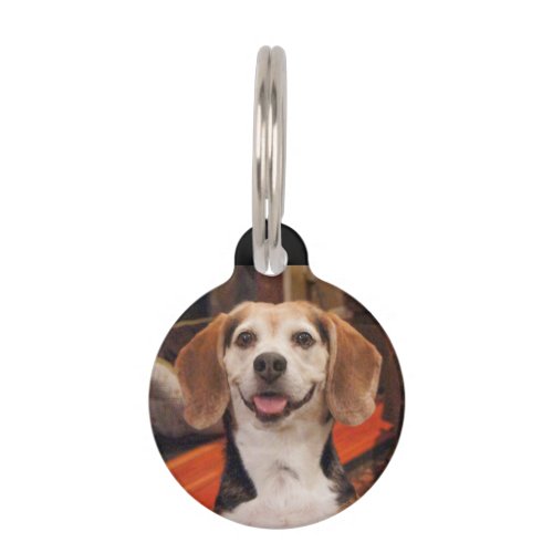 Your Own Pet Photo Mom Misses Me Custom Pet ID Tag
