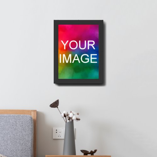 Your Own Photo High Quality Black Frame Poster