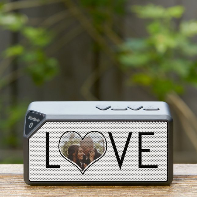 Your Own Photo Personalized Love Heart Bluetooth Speaker (Insitu(Outdoor))