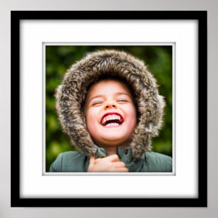 Your Own Photo Poster Square Framed Black Inlay