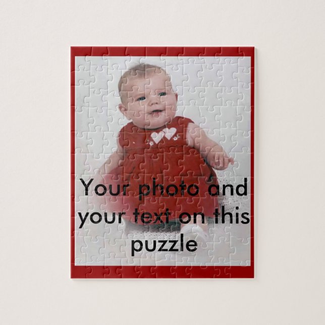 Your own photo puzzle box (Vertical)