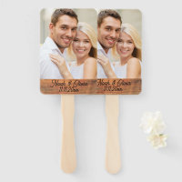 Your Own Photo Rustic Engaged Monogram Wedding