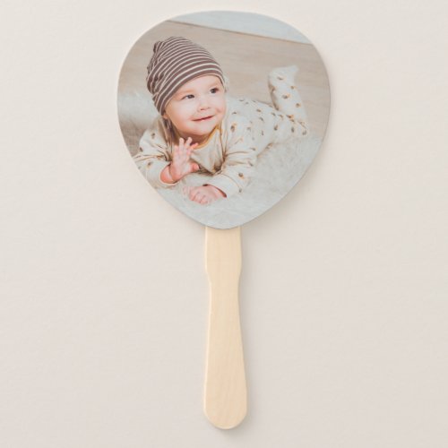 Your own photo simple modern Stylish Hand Fan