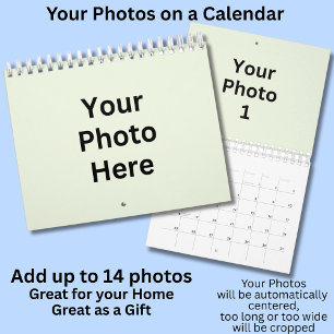 Your Own Photos 12 Month Calendar