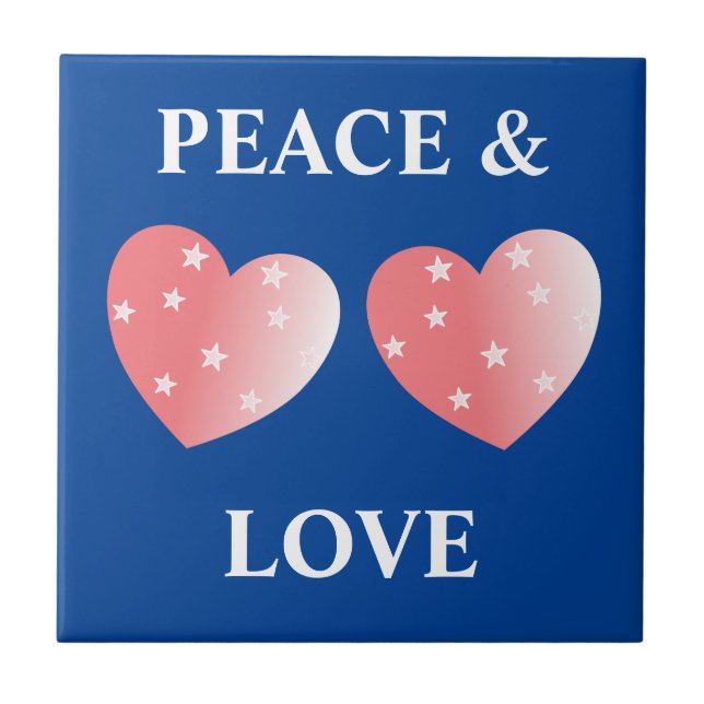 Your own photos and names ceramic tile (Front)